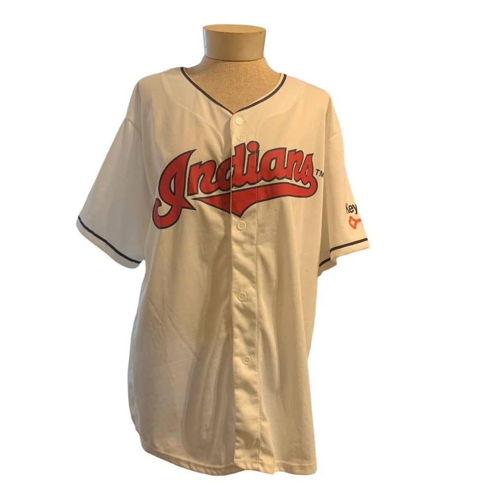 Jason Kipnis #22 Jersey Cleveland Indians Gray Match Up Promotion Sz XL Unisex